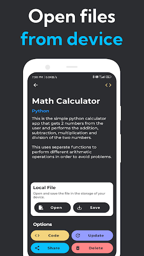 Code Editor -PHP, HTML, Python Screen 3
