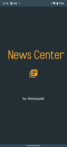 Android application News Center screenshort