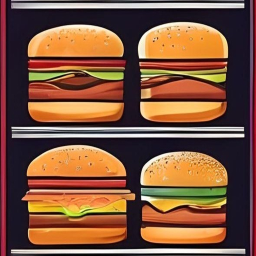 Hamburger Kiosk_McDonald Wendy logo