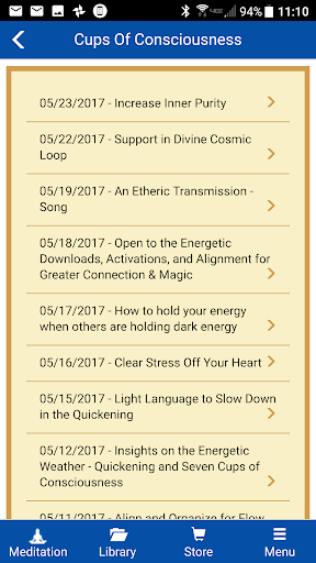 Cups of Consciousness - Daily Screen 2