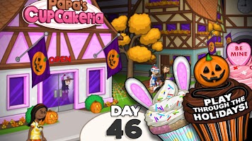 screenshot of Papa's Cupcakeria To Go!