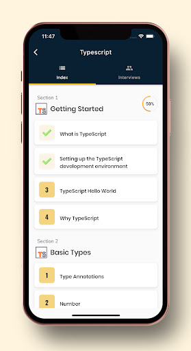 Screenshot of Learn Angular Offline - NgPad
