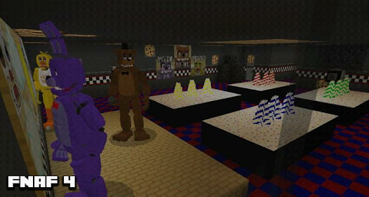 Five Nights at Freddy's 2  Gameplay en Minecraft + Map - Addon 
