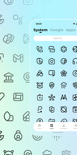 NYON DARK Icon Pack - Personalization - apps