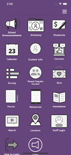 Android application Holden Christian Academy screenshort