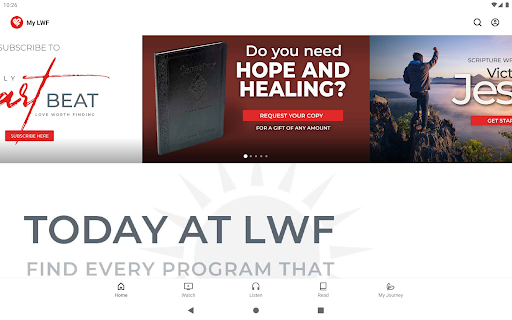 Screenshot of Love Worth Finding Ministries