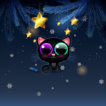 Cover Image of डाउनलोड Wallpaper-Win Night Balck Cat  APK