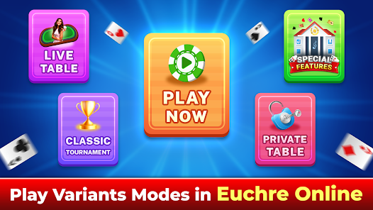 Euchre Multiplayer Card Game 2.1 APK + Мод (Unlimited money) за Android