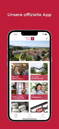 Android application Simssee Klinik Bad Endorf screenshort