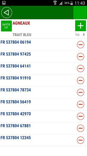 Gicab Entrée/Sortie Ovins