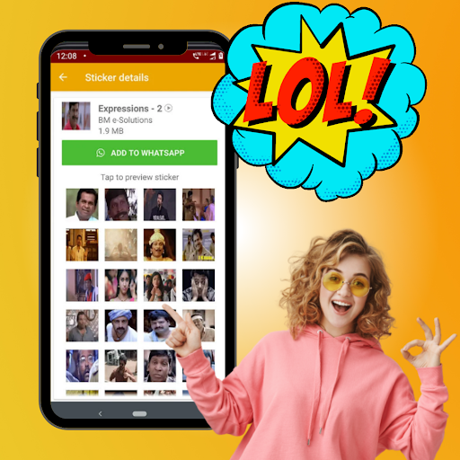 Animated Tamil WAStickers Screen 3