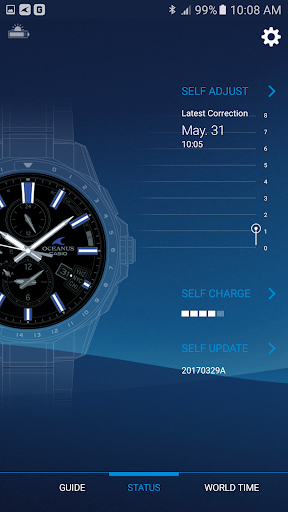 Screenshot of OCEANUS Connected