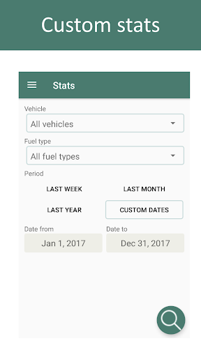 Fuel Consumptions Screen 3