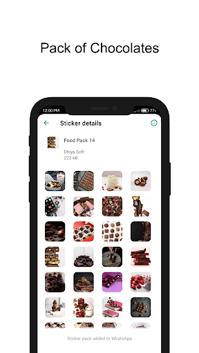 Food Stickers and GIFs Screen 3