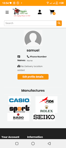AppleMall - Buy / Order Online Screen 2