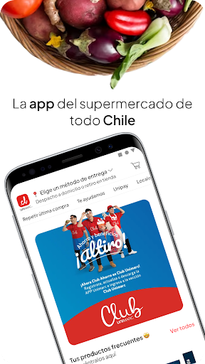 Android application Unimarc screenshort