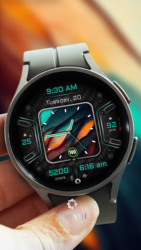 Android application D365 Gallery Analog Watch Face screenshort