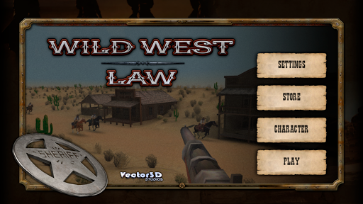 Android application Wild West Law screenshort