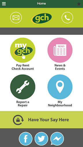 Android application Gloucester City Homes screenshort