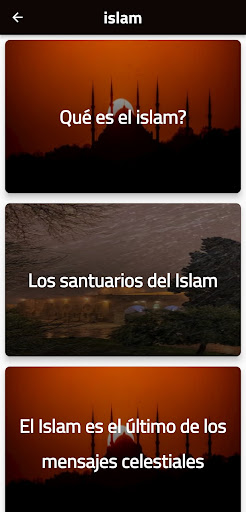 Android application islam screenshort