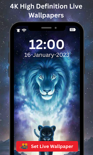Android application Live wallpaper HD:4K wallpaper screenshort