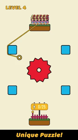 Game screenshot Rope Rescue! - Unique Puzzle hack