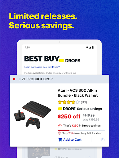 Screenshot of Best Buy: Shop tech deals