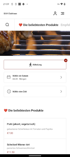 DSV Clubhaus Screen 3