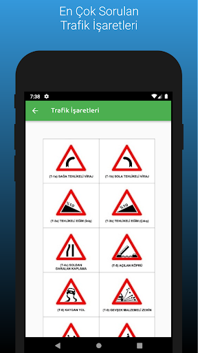 Android application Ehliyet Sınavı screenshort