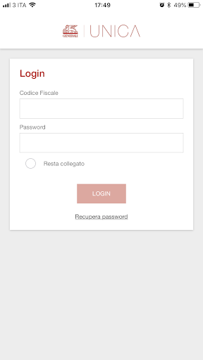 Android application Unica Gestione Evento screenshort
