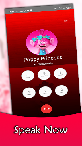 Call from Princess poppy Chat  voice video call