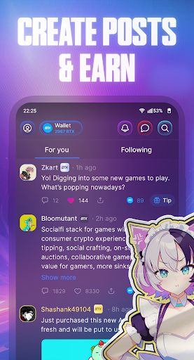 Android application Glip Game Recorder & Community screenshort