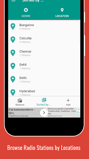 India Radio Stations Screen 2