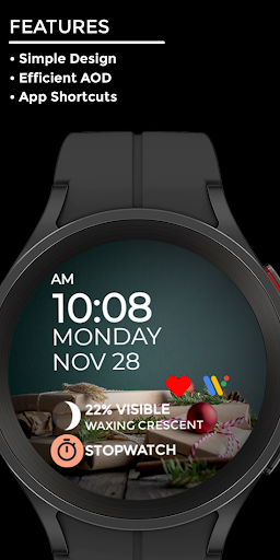 Christmas Night - Watch Face Screen 2