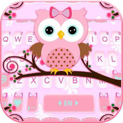 Pink Owl Theme  Icon