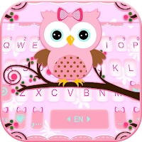 Тема для клавиатуры Pink Owl