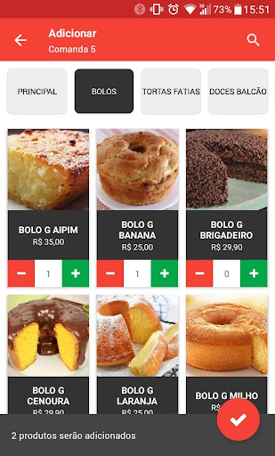 Interface Comanda Mobile Screen 3