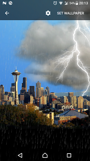 Thunderstorm Seattle - LWP Screen 3