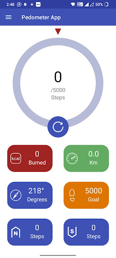 Compass & Pedometer Screen 3