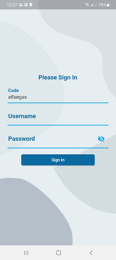Android application Alfan Gas screenshort