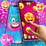 Emoji glitter live wallpaper APK