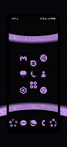 Screenshot of Diamond Glitter Icons