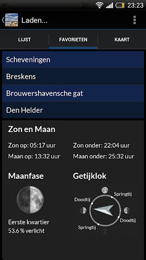 Android application The Tides - the Netherlands screenshort