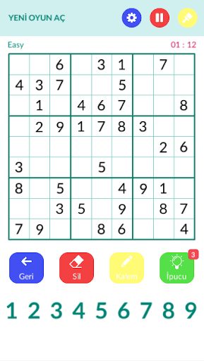Android application Renk Sudoku - Sudoku Bulmaca screenshort