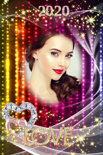 Android application Valentine Love Photo Frames screenshort