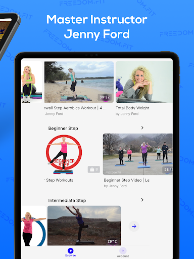 Screenshot of Freedom.fit