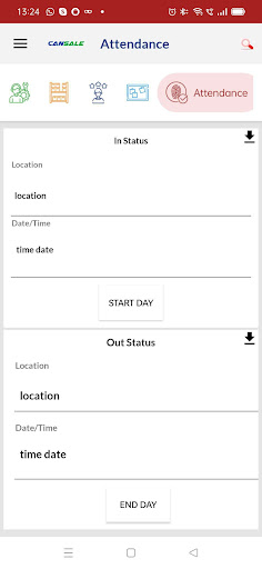 CANCRM - Field Service App Screen 3