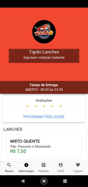 Tigrão Lanches - 4 - (Android)