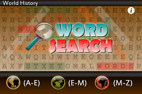 Word Search World History