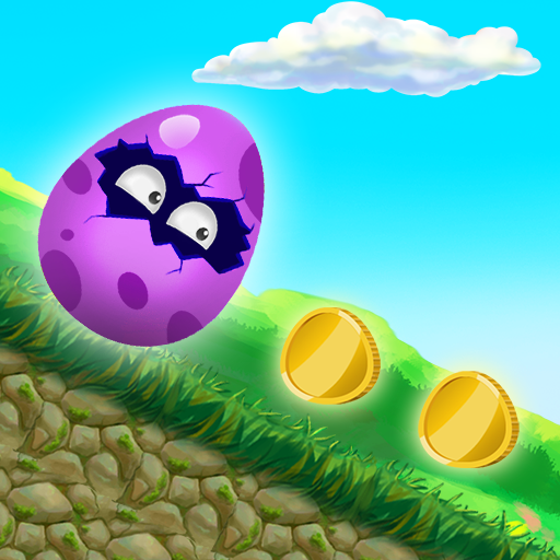 Red Egg: The Rolling Ball Stor Logo